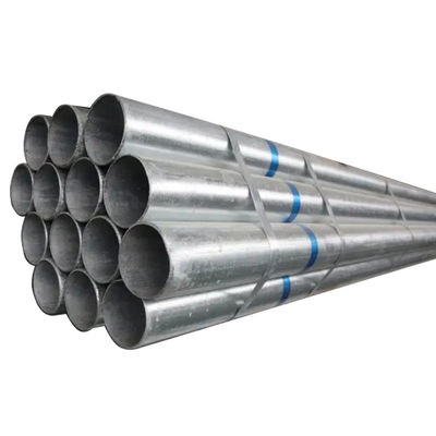 Pipe ronde galvanisée pour matériaux de construction de serre de 25 mm de diamètre et d'une épaisseur de 0,6 mm