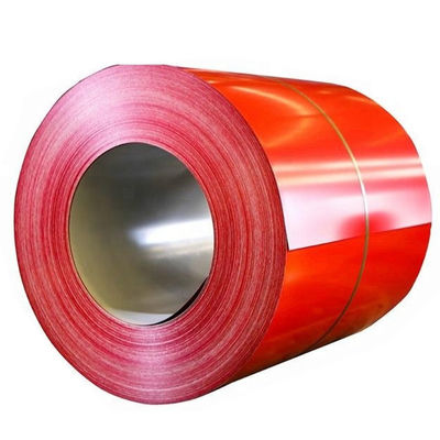Coils PPGI galvanisés prépeints Coil en acier revêtu de couleur avec une dureté totale et une largeur de 100-1500 mm