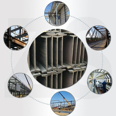 Structure en acier de bâtiment industriel H faisceau 250x150x6x8 mm pour les applications de mine et de blast