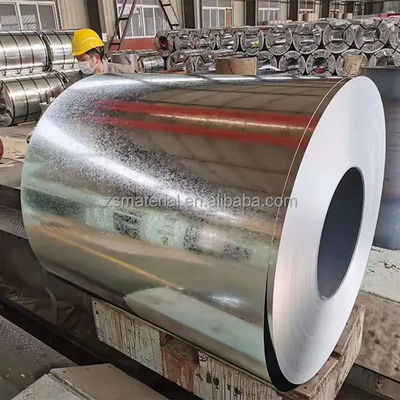 Coil d'acier galvanisé Spangle régulier avec ID de bobine 508-610MM Dx51d Dx52d Dx53d Z275 dans le paquet standard