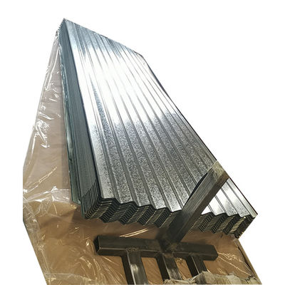 BS Standard Roofing Feuille de fer galvanisée ondulée avec spangle régulier d'épaisseur de 0,13 mm