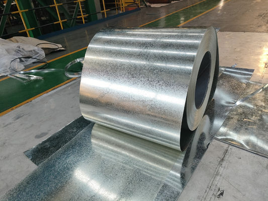 Vente d'acier à base de laminage à froid DX51D JIS ASTM A653 SS340 bobine galvanisée à chaud à grande spangle régulière