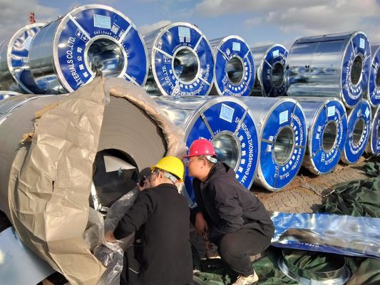 SONCAP certifié bobine d'acier laminé à froid DC 01 huileuse brillante finition de broyeur matériau au bord SK45 pour vos besoins