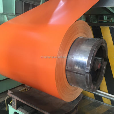 Service de traitement de flexion de bobines d'acier revêtues de couleur pour les bobines standard JIS/BS/EN/ASTM et les bobines PPGI galvanisées prépeintes