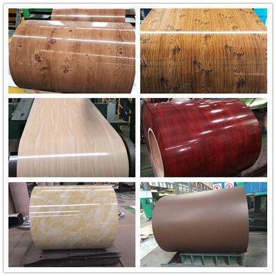 0Épaisseur.12-1mm Vente directe Coil d'acier galvanisé revêtu de couleur PPGI Coil PPGL 600-1500MM Largeur