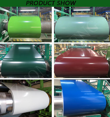 Coil PPGI enduit de couleur en PE laminé à froid PVDF pour acier galvanisé prépeint