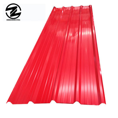 Service de soudage de tôles de toiture en métal marron recouvertes de couleur aluzinc V tôles de toiture en fer avec échantillon