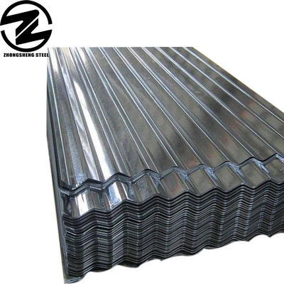 IBR 686 tôle de toit en zinc ± 1% Tolérance 0,47 mm tôle de toit en acier galvanisé ondulé avec norme DIN