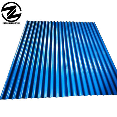 Super feuilles de toit 13,8m Longueur IT5 x28g Bleue Pre-peintures feuilles de toit avec une dureté totale et le service de soudage