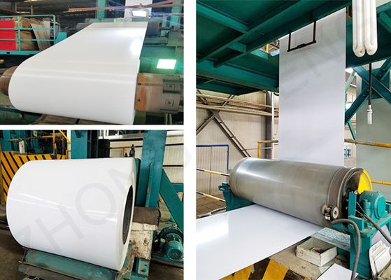 Coil PPGI prépeint en acier galvanisé laminé à froid avec revêtement de 20/10 um en 1200 mm Taille Volume de vente mensuel 10 000 tonnes