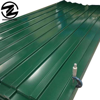 CRC Matériau de base importation inférieure et RAL 9047 Hauteur standard Trapèze métallique de plaque de toiture colorée en acier pour inspection