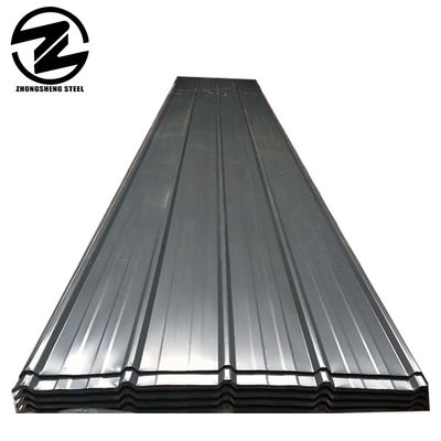CRC Matériau de base importation inférieure et RAL 9047 Hauteur standard Trapèze métallique de plaque de toiture colorée en acier pour inspection