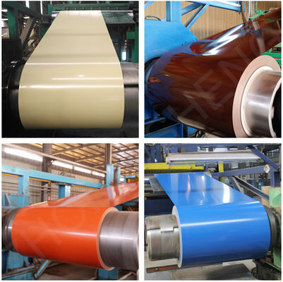 Répétez le premier choix des acheteurs RAL9003 RAL9005 RAL7024 Couleur 0.2*1250mm bobine d'acier PPGI prépeinte avec technique de laminage à froid