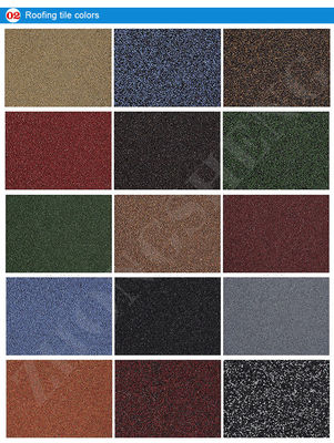 Matériau de base PVC ASA Bond de revêtement de couleur de pierre revêtue de carreaux de toiture pour le design moderne Soleil système de toiture métallique en terre cuite