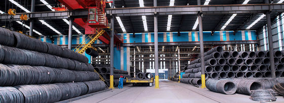 Couche de zinc non allié 6.5 mm Q195 Barre de fil d'acier à faible teneur en carbone pour machines de fabrication de clous