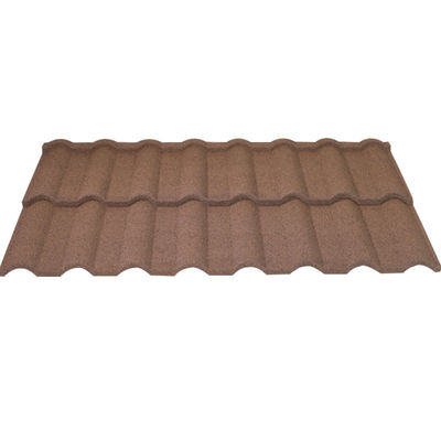 Des carreaux de toit en métal revêtus de pierre colorés pour un design moderne et un prix bas