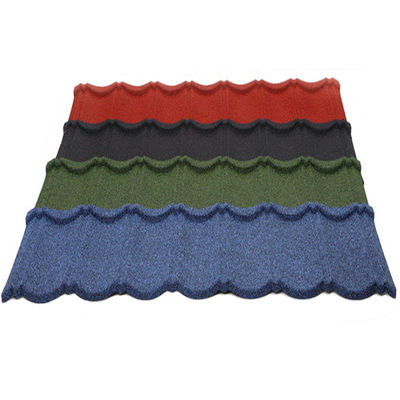 Dureté complète dur/doux/sur demande Combien de carreaux de toiture revêtus de pierre pour un mètre carré Couleurs personnalisées au mieux