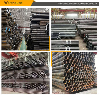Q235 Q345 ASTM A106 14 pouces 15 mm 25 mm épaisseur tuyau en acier au carbone avec écoulement de peau galvanisée Oui et de qualité