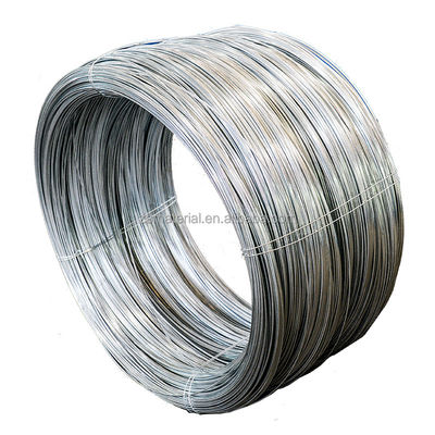 SAE1008 SAE1006 2.2 mm 2.5 mm 3.2 mm Fil d'acier galvanisé à tolérance ± 1% et revêtement en zinc