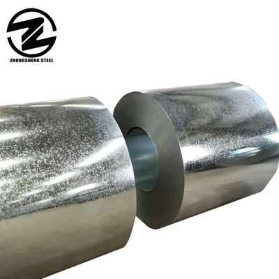 Coil d'acier galvanisé GI trempé à chaud avec revêtement en zinc de 30 à 275 g/m2 et garantie 0,48*1000 mm Taille Big Spangel DX51D 80 g