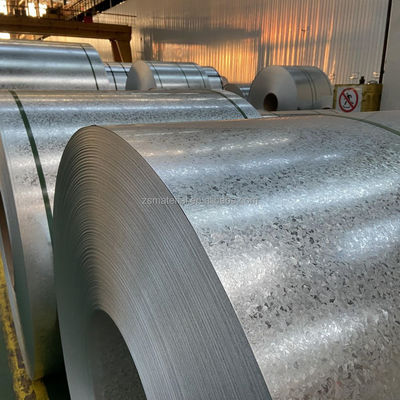 Coil d'acier galvanisé GI trempé à chaud avec revêtement en zinc de 30 à 275 g/m2 et garantie 0,48*1000 mm Taille Big Spangel DX51D 80 g