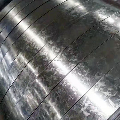 Matériau A36 Q195 bobine d'acier au carbone laminé à froid SPCC bande et feuilles avec surface revêtue galvanisée dans toutes les couleurs RAL