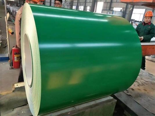 0.5 mm bobines PPGI fournissent directement de la couleur blanche bobine d'acier prépeint pour la fabrication de tableaux blancs RAL Tolérance verte ± 1%