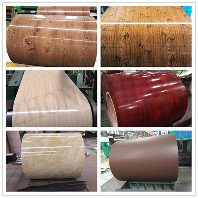 Épaisseur personnalisable RALColor PPGI RAL 3019 PPGI/PPGL Coil en acier couleur enduit en acier Coil en acier 3D PPGI feuille RAL couleur peinture