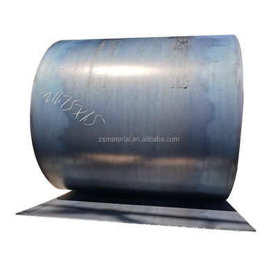 Rouleau en tôle d'acier PVOC SS400 Q235 Q345 MS fer noir feuille métallique douce bobine d'acier au carbone laminée à chaud avec ± 1% Tolérance