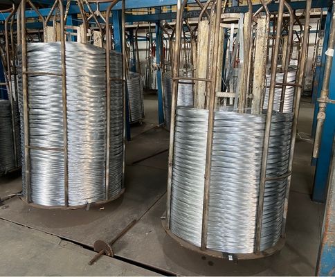 30%TT Avance 70% Solde Q235 Fil d'acier galvanisé 1,3 mm 2,3 mm GI Fil de fer barres pour bâtiment Construction acier déformé