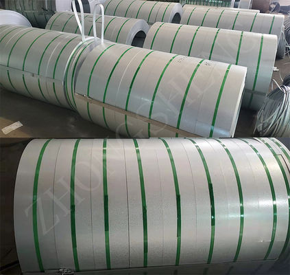 55% de teneur en aluminium 24 Gauge G90 DIP à chaud Galvalume bobines d'acier Az150 zéro spangle Galvalume bobine d'acier 0,12-2,0 épaisseur