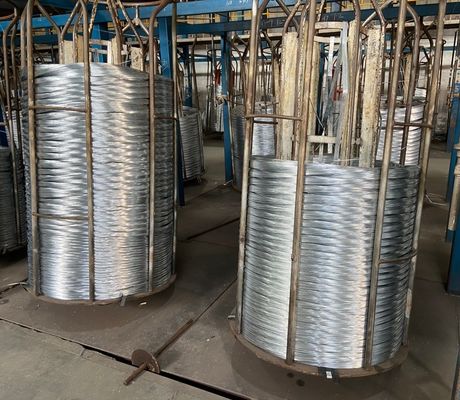 Acier galvanisé fil de fer électro-carbone pour la construction et la fabrication de filets de fil 30%TT Avance 70% Conditions de paiement du solde