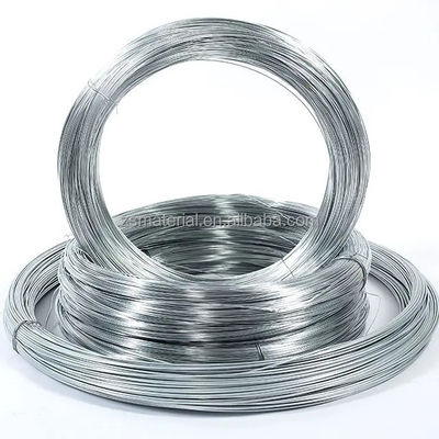 Fil d'acier galvanisé à haute traction à ressort galvanisé en fer métal pour la découpe libre d'acier 0,7 mm 1,2 mm
