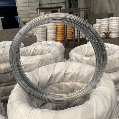 Fil d'acier galvanisé à haute traction à ressort galvanisé en fer métal pour la découpe libre d'acier 0,7 mm 1,2 mm