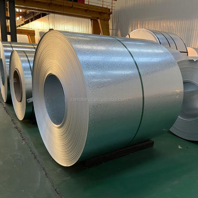 30-275 g/m2 bobine en acier galvanisé enduit de zinc à chaud avec une tolérance de ± 1% DX51D Z180g Zero Spangle 0,35*1250mm Taille