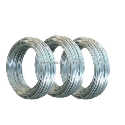 Fil d'acier galvanisé recouvert de zinc BWG20 21 22 0,20-3,00 mm ± 1% Tolérance pour la liaison industrielle et de construction