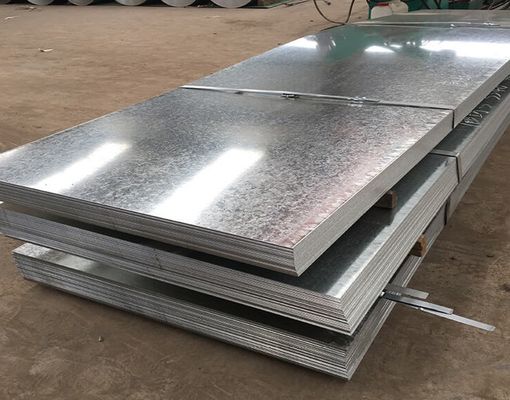 Plaque d'acier de structure galvanisée de qualité Zéro Spangle Dx51d Dx52d Dx53d pour une distribution directe garantie