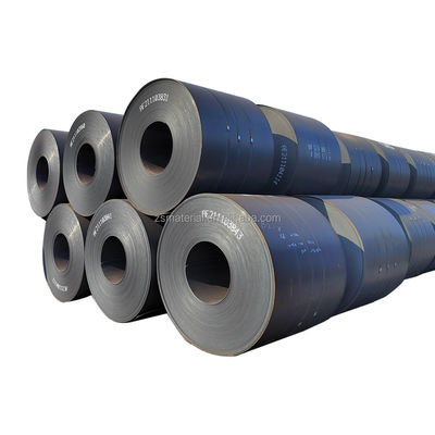 Prime Q345 S235 SS50 SS400 SK5 SPCC laminé à chaud à froid DC01 HI bobine en acier à faible teneur en carbone avec services de flexion Largeur 600-2000 mm