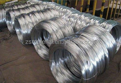 Q235 Fil de fer galvanisé 3,5 mm de diamètre extérieur avec argent brillant et 30% TT Avance 70% Conditions de paiement du solde