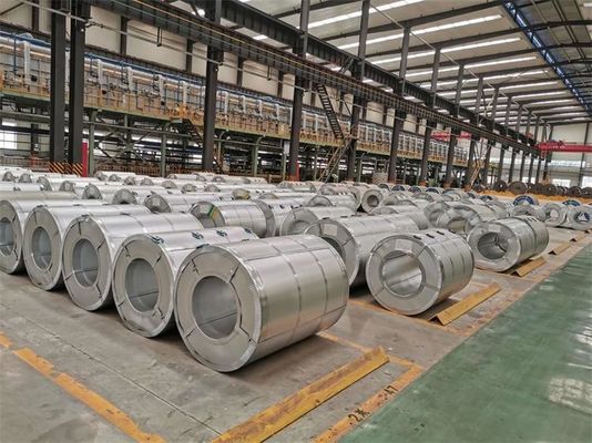 3 à 5 tonnes Poids de bobine Z121-Z180 Couche en acier galvanisé SGCC en acier galvanisé laminé à froid