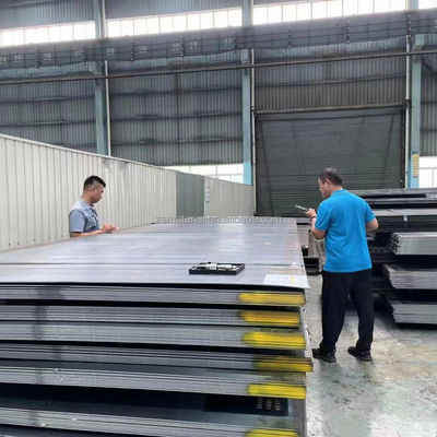 3 mm ASTM Q195 Q235S355 ST52 Plaque en acier à haute teneur en carbone HRC en acier laminé à chaud 1250 mm Tolérance de la feuille en acier au carbone ± 1% Plaque d'acier