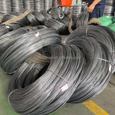 Fil d'acier à faible ressort noir 3 mm 4 mm 5 mm 6 mm 1670MPA Haute résistance à la traction et échantillon gratuit offert avec une tolérance de ± 1%