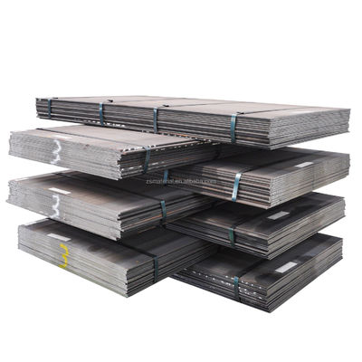 Certificat CE Q235/Q235B/Q345/Q345B/Q195/St37/St42/St37-2/St35.4/St52.4/St35 Plaque d'acier au carbone laminée à chaud pour le bâtiment