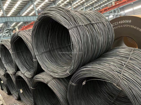 Fil d'acier à faible ressort noir 3 mm 4 mm 5 mm 6 mm 1670MPA Haute résistance à la traction et échantillon gratuit offert avec une tolérance de ± 1%