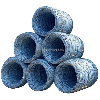 Longueur personnalisée Zinc enduit à chaud plongé Gi Galvanisée Rod 0,3-3,0 mm haute traction haute teneur en carbone galvanisée fil métallique d'acier