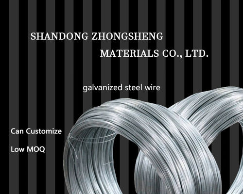 Échantillon gratuit offert fil de liaison galvanisé de fer zinc revêtu pour la liaison et la maille 1,0 mm-2,4 mm acier spécial de coupe libre