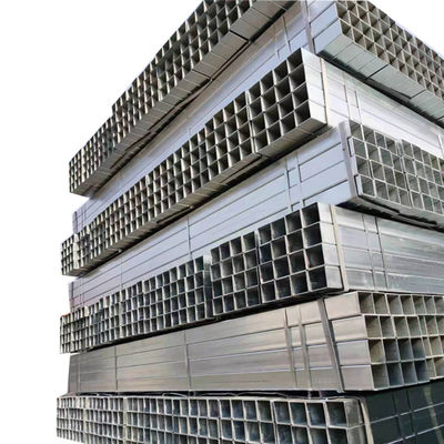 Service de traitement de décoiling Tubes carrées galvanisées résistantes pour la construction non alliée et les applications industrielles