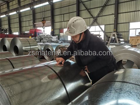 Coils d'acier revêtus de zinc galvanisé à faible teneur en carbone Z10-Z29 Surface galvanisée 60g 100g 150g 200g