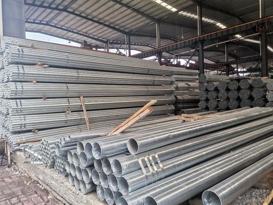 Forme de section ronde ASTM A106 Sch 40 ERW GI Tubes en acier galvanisé avec une tolérance de ± 1%