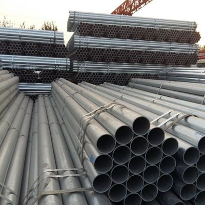 Forme de section ronde ASTM A106 Sch 40 ERW GI Tubes en acier galvanisé avec une tolérance de ± 1%